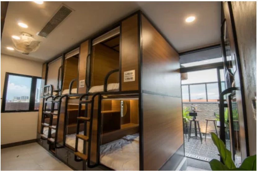 Khách sạn với 24 phòng con nhộng lần đầu tiên có tại khu đô thị Phú Mỹ Hưng.