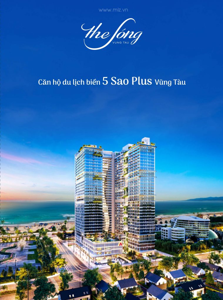 Căn hộ The Sóng 5 sao tại bờ biển Du lịch Vũng Tàu